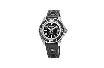 Breitling Superocean Black Dial White Minute Track Arabic Numerals Hour Marker Date Window Concave Design Bezel Watch A1736402.BA29.202S.A18D.2