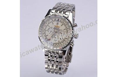 Low Price Breitling Navitimer A242G71NP Football 01 White Gold Day Date Watch