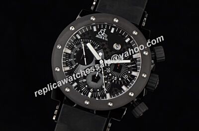 Jacob & CO Epic II Chronograph E2B Limited Edition all Black Luminous Watch  GT004
