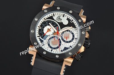 Swiss Made Jacob & CO Epic II Ref E2RGCP  Chronograph Date 24 Hours Watch GT001