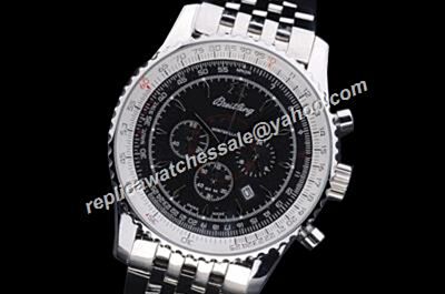 Breitling 1884 Navitimer 01 Chronograph White Gold SS Rep Swiss 24 Hours Watch 