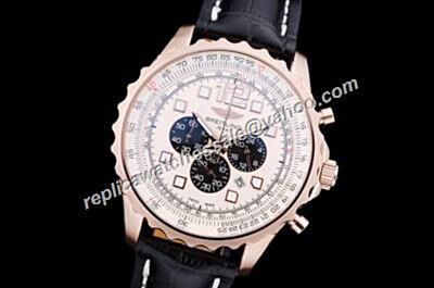 Breitling Navitimer Heritage 1884 Rose-Gold 2-Tone 24 Hours Men's 49mm Date Watch