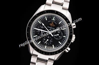 Omega Speedmaster Racing 50th anniversary edition Mens White Gold SS Watch 