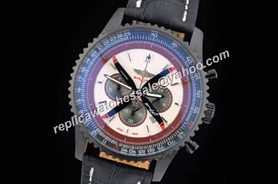 Breitling Navitimer 47mm Chronograph Mens 24 Hours Carbon Black Case Watch 