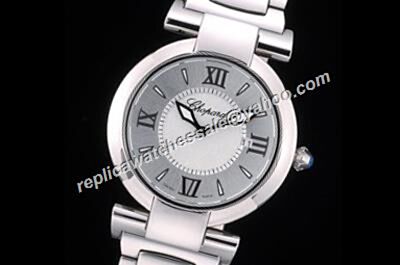 Chopard Imperiale 388541-3002  Date 2-Tone Silver Bracelet  Watch 