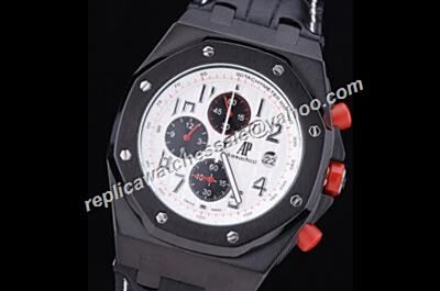 AP Singapore F1 Offshore Limited Chronograph Carbon Gents Red Samll Hands Watch 