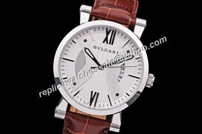 Rep Bvlgari 125th Anniversary SBP42WGLD/125 Special Sotirio Bulgari Silver Watch