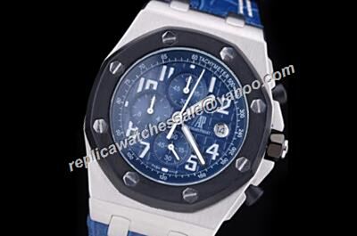 Audemars Piguet 26170ST.OO.D305CR.01 Royal Blue OAK  Offshore Chronograph Men's Quartz Watch 