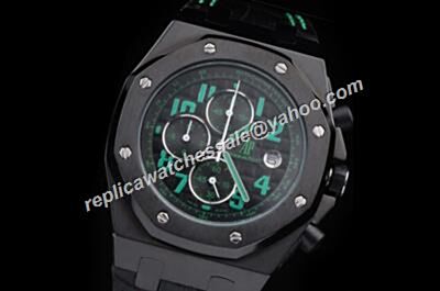 AP Offshore Limited Edition Singapore 2008 Chronogaraph Men's Carbon All Black Watch