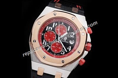 AP Singapore Gp Offshore Limited Chronograph Gents Red Sub-Dials Watch 