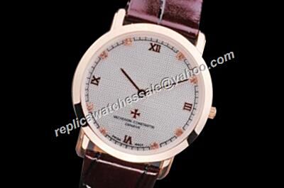 Vacheron Constantin Traditionnelle Small Lady Leather Strap 30mm Wedding Watch 