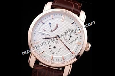 Vacheron Constantin 83060/000r-9288 Malte Power Reserve Date Rose Gold Bezel 38mm Trendy Watch CVC009