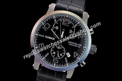 Montblanc Timewalker U105077 Flyback TwinFly Limited Carbon Black Chronograph 24 Hours Watch 