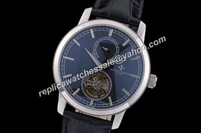 Vacheron Constantin Royal Blue Tourbillon Traditionnelle Ref 89000/000P-9843 Silver SS  Watch