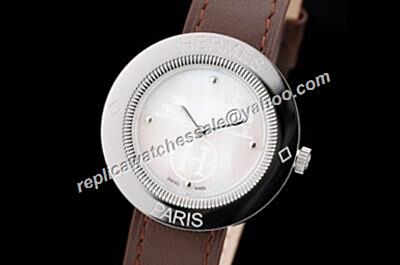 Cheap Hermes Passe Passe White Dial Women's Wristwatch Copy 
