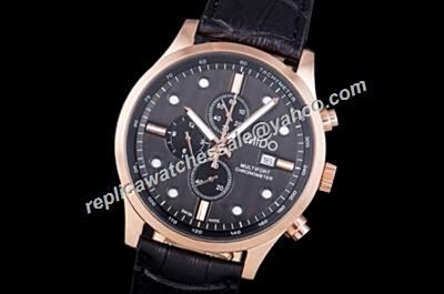 Low Price Mido Multifort Black M005.614.17.051.09 Date Chronometer Watch  