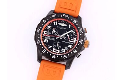 Breitling X82310A51B1S1 Professional Orange Rubber Strap Orange Inner Dial Pulsometer Scale Rotatable Black Compass Bezel Watch