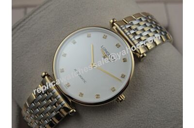 Longines L42091877 La Grande Classique Ladies Bicolor Diamonds 24mm Gold Watch Clone 