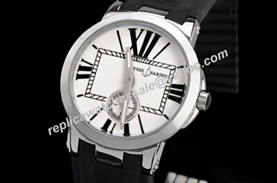 Ulysse Nardin Ref 243-00-3/421 Executive  White Gold Special  Quartz Calibre Watch