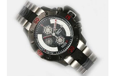 Men's Zenith Defy Xtreme 1000m Chronograph Date 2- Tone Face Black Watch